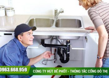 Thông tắc chậu rửa tại quận Long Biên