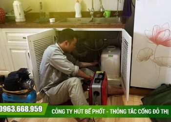 Thông tắc chậu rửa tại quận Từ Liêm