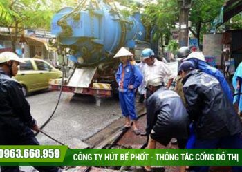 Thông tắc cống tại quận Hoàn Kiếm